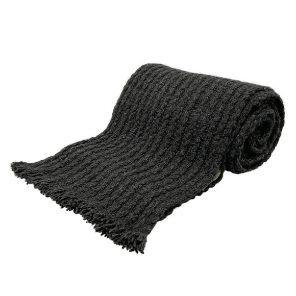 Auth BOTTEGA VENETA - Dark Gray Cashmere Scarf - Picture 2 of 9
